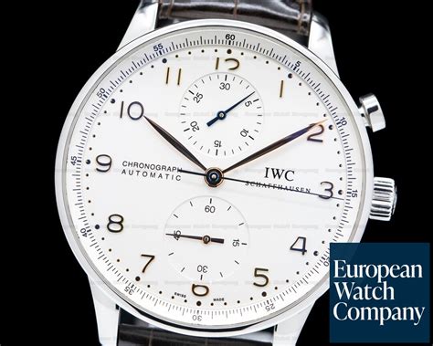 iwc iw371445|IWC Portuguese Chronograph IW371445 .